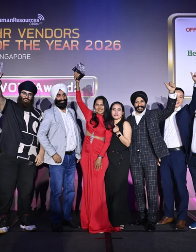 PeopleCentral team at HR Vendors of the Year 2026 Singapore